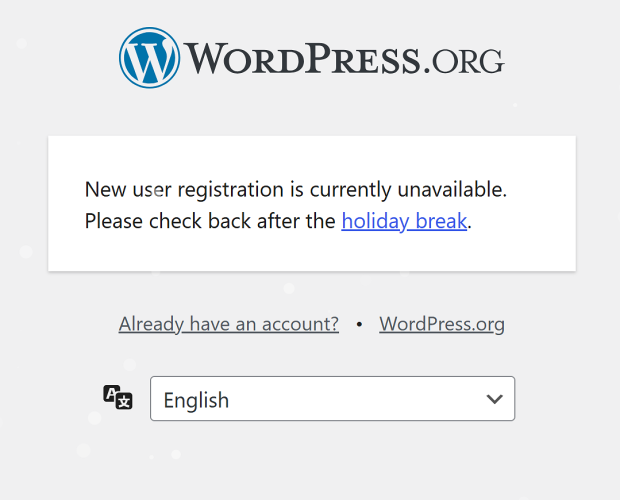 Matt Mullenweg Declares Holiday Break for WordPress.org Services